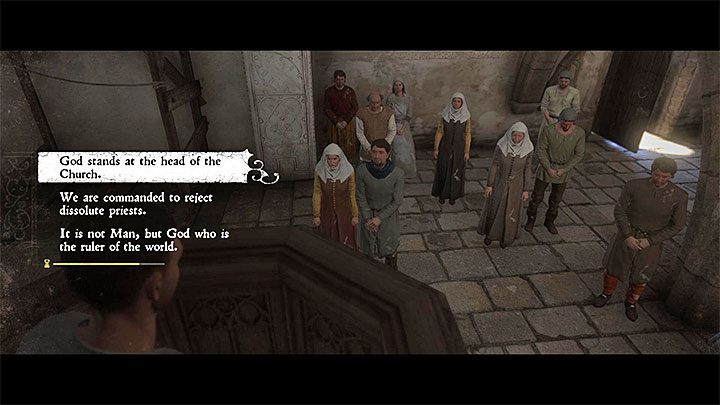 Watch the cut-scene that depicts the executioners arrival - Kingdom Come Deliverance: Mysterious Ways - Kingdom Come Deliverance: Main quests - Kingdom Come Deliverance Game Guide