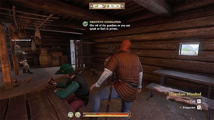 After a short conversation you learn that he cant speak with Henry in private because he is accompanied by a guardian - Kingdom Come Deliverance: Poverty, Chastity and Obedience - Kingdom Come Deliverance: Main quests - Kingdom Come Deliverance Game Guide