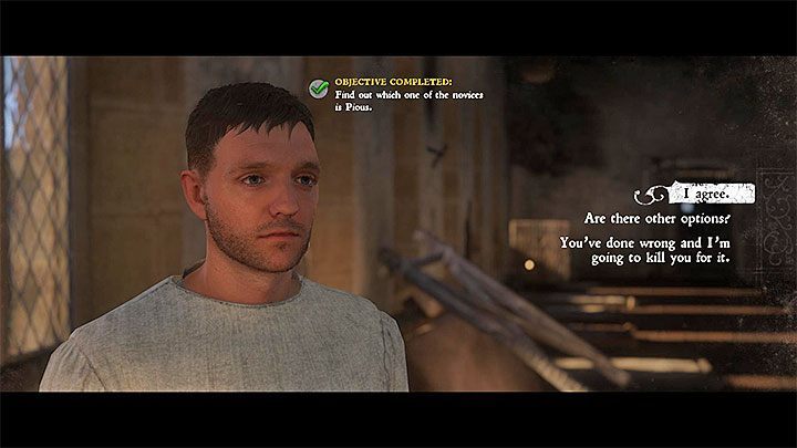 You will wake up in the dormitory and will learn that Antonius/Pious is the one who poisoned Henry - Kingdom Come Deliverance: A Needle in a Haystack - Kingdom Come Deliverance: Main quests - Kingdom Come Deliverance Game Guide