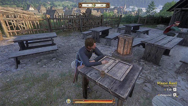 The plan here is to cut Karel from all his gold, due to which he wont be able to pay up - Kingdom Come Deliverance: Rocketeer - Kingdom Come Deliverance: Main quests - Kingdom Come Deliverance Game Guide