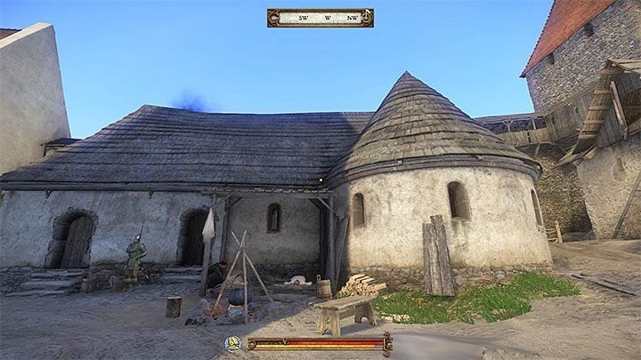 Infirmary is the western building that is adjacent to the place where Brother Nicodemus works (that person is marked as an herbalist on the map) - Kingdom Come Deliverance: Side quests in Sasau - Kingdom Come Deliverance: Side quests - Kingdom Come Deliverance Game Guide