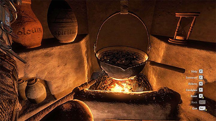 Step 7 - Use the bellows again until you notice bubbles on the waters surface - Kingdom Come Deliverance: Pestilence - healing all villagers in Merhojed - Kingdom Come Deliverance: Side quests - Kingdom Come Deliverance Game Guide