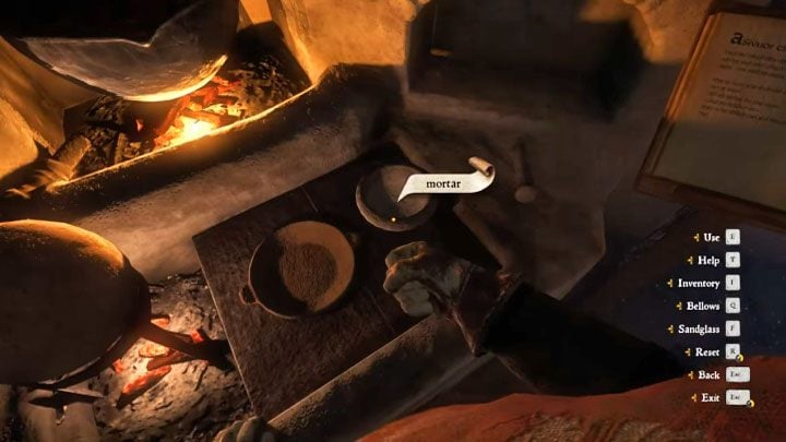 Step 4 -Place two Belladonnas in the mortar and mash them - Kingdom Come Deliverance: How to craft Saviour Schnapps? - Kingdom Come Deliverance: FAQ - Kingdom Come Deliverance Game Guide