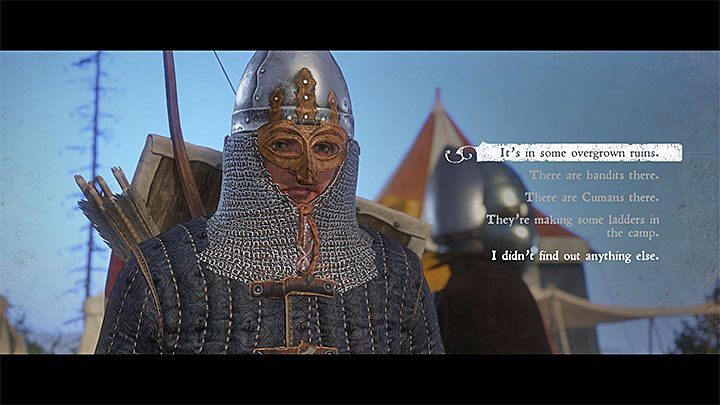 After finishing your reconnaissance, you should go back to an allied commander and give him your report - Kingdom Come Deliverance: How to prepare for bigger battles and act during them? - Kingdom Come Deliverance: FAQ - Kingdom Come Deliverance Game Guide