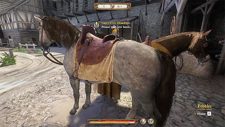 This horse will be useful in the very next main quest - The Hunt Begins - Kingdom Come Deliverance: How to get your first horse? - Kingdom Come Deliverance: FAQ - Kingdom Come Deliverance Game Guide