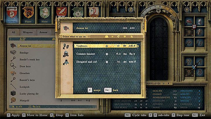 1 - Kingdom Come Deliverance: How to repair a damaged weapon or a piece of armor? - Kingdom Come Deliverance: FAQ - Kingdom Come Deliverance Game Guide