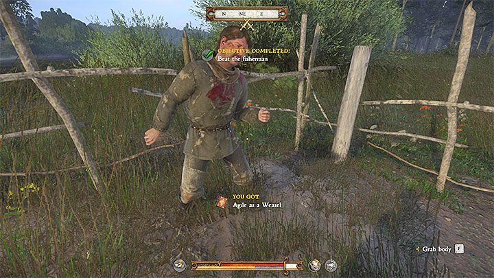 Before you can challenge a fisherman to a duel, you must fight three other warriors from Uzhitz - Kingdom Come Deliverance: Uzhitz activities - Kingdom Come Deliverance: Activities - Kingdom Come Deliverance Game Guide