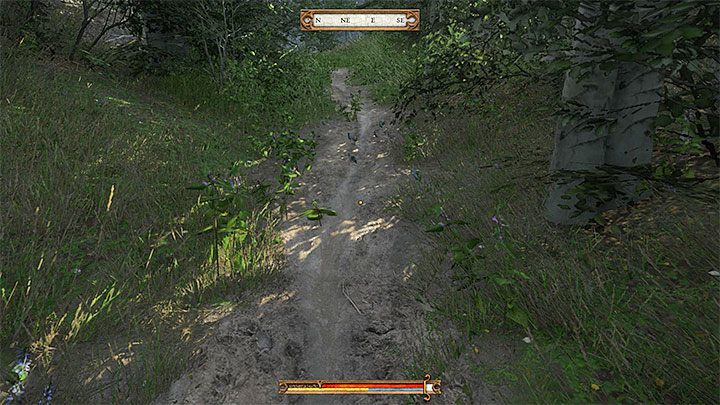 Now go back slightly to the north and find the narrow path that leads to the east - Kingdom Come Deliverance: Treasure 4 - Kingdom Come Deliverance: Treasure maps - Kingdom Come Deliverance Game Guide