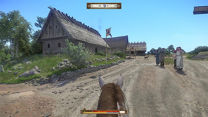 Get closer to a pole after reaching a checkpoint - Henry will automatically get a ribbon (you dont have to get off your horse or to press the interaction button) - Kingdom Come Deliverance: How to win the horse race in Talmberg (The Sport of Kings quest)? - Kingdom Come Deliverance: FAQ - Kingdom Come Deliverance Game Guide