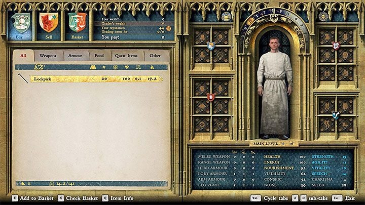 The second way to acquire the lockpicks is to meet with Brother Cellarius to ask him about the item - Kingdom Come Deliverance: Where to find lockpicks and Monastery Key in the Monastery in Kingdom Come? - Kingdom Come Deliverance: FAQ - Kingdom Come Deliverance Game Guide