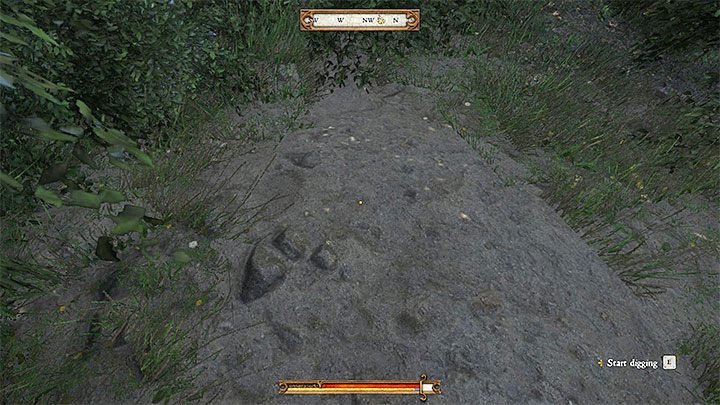 Go behind the hut and find the grave presented in the picture - Kingdom Come Deliverance: Treasure 17 - Kingdom Come Deliverance: Treasure maps - Kingdom Come Deliverance Game Guide