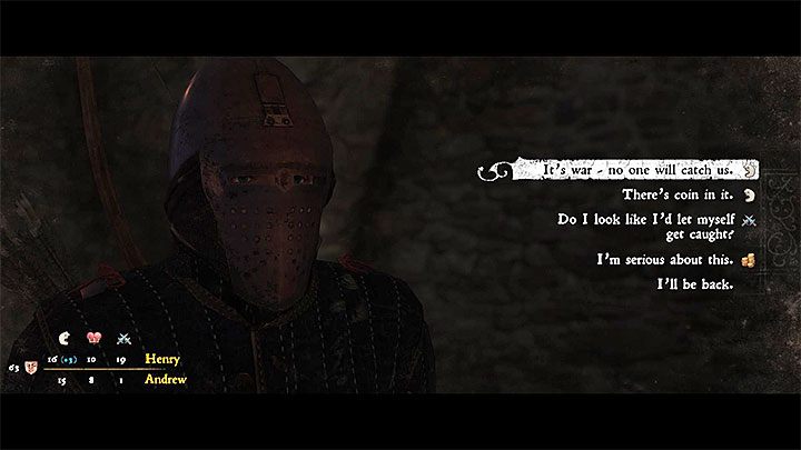 Talk to any of the companions - Kingdom Come Deliverance: How to betray your friends in the quest Gallows Brothers - Judas trophy guide? - Kingdom Come Deliverance: Achievements and trophies - Kingdom Come Deliverance Game Guide