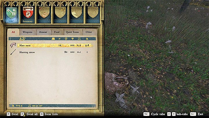 Andrew the innkeeper can give you a quest during which you have to bring him meat from wild animals - Kingdom Come Deliverance: Inn in the Glade activities - Kingdom Come Deliverance: Activities - Kingdom Come Deliverance Game Guide