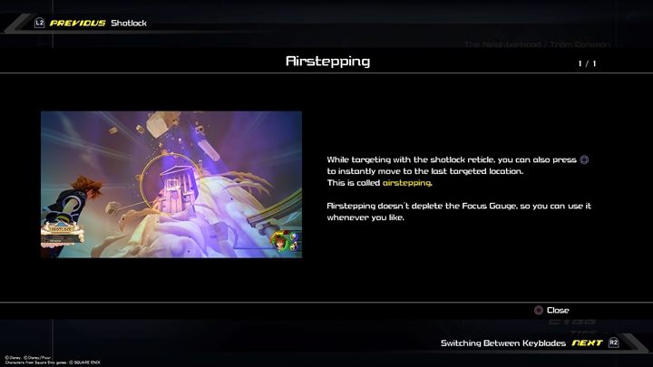 Press R1 to turn on the viewfinder - in some places, you can get Sora to jump to places that seem inaccessible - Free Running, Flowmotion and Airstepping in Kingdom Hearts 3 - FAQ - Kingdom Hearts 3 Guide