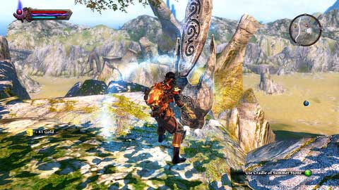 The stone can be found before the valley leading to the Cradle of Summer - Forsaken Plain II/Cradle of Summer | Plains of Erathell Lorestones - Lorestones - Kingdoms of Amalur: Reckoning Game Guide & Walkthrough