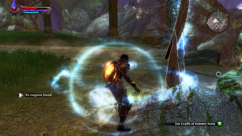 Between the rivers in the southern part of the location - Forsaken Plain II/Cradle of Summer | Plains of Erathell Lorestones - Lorestones - Kingdoms of Amalur: Reckoning Game Guide & Walkthrough