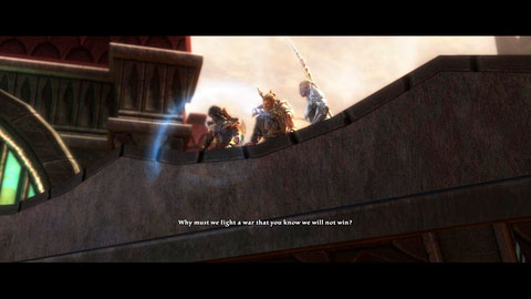 You can now go to the docks and take the ship to Mel Senshir - Breaking the Siege | Walkthrough - Walkthrough - Kingdoms of Amalur: Reckoning Game Guide & Walkthrough