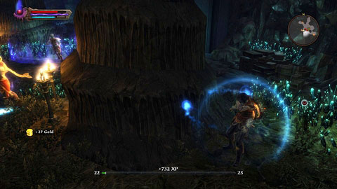With them dead, try to avoid the spells casted by the others by hiding behind the nearby pillars - Tala-Rane - p.2 | Side missions - Side missions - Kingdoms of Amalur: Reckoning Game Guide & Walkthrough