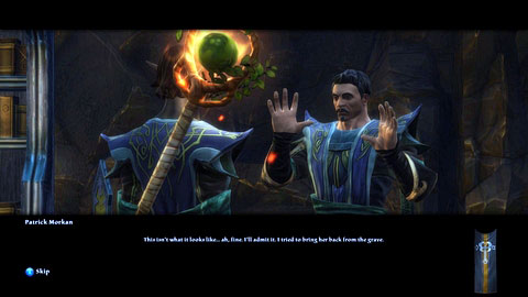 Speak with the woman and afterwards head onwards until you come across a necromancer and his wife - Tala-Rane - p.5 | Side missions - Side missions - Kingdoms of Amalur: Reckoning Game Guide & Walkthrough