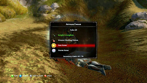 After Savants final death, search his body to find the Sun Stone and Strom Stune - Tala-Rane - p.6 | Side missions - Side missions - Kingdoms of Amalur: Reckoning Game Guide & Walkthrough