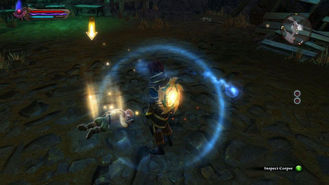 After getting inside, examine a corpse lying nearby and pick up a key and a note - An Old Friend | Walkthrough - Walkthrough - Kingdoms of Amalur: Reckoning Game Guide & Walkthrough