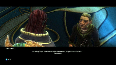 A gnome who awaits you downstairs will tell you that you can find the man youre looking for in Livrarium M6(14) - Enemies In High Places | Walkthrough - Walkthrough - Kingdoms of Amalur: Reckoning Game Guide & Walkthrough