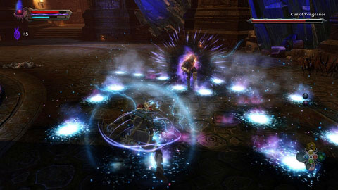 Cur can use magic as well as sword, so be very careful, regardless of the distance between you and your enemy - Taking Vengeance | Walkthrough - Walkthrough - Kingdoms of Amalur: Reckoning Game Guide & Walkthrough