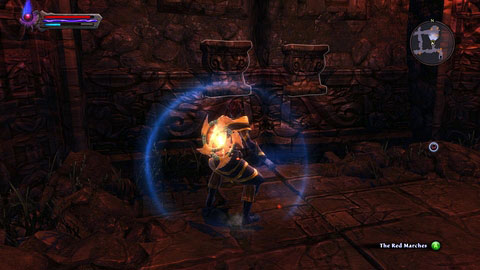 Once you get inside, head south and on the second crossing turn to the east - The Red Marches - p. 1 | Side missions - Side missions - Kingdoms of Amalur: Reckoning Game Guide & Walkthrough