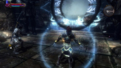 Try to pass it until a barrier which block it, disappears - Alserund - p. 3 | Side missions - Side missions - Kingdoms of Amalur: Reckoning Game Guide & Walkthrough