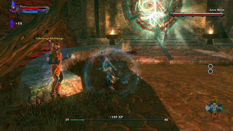 At the beginning your opponent will hide and your task will be to get rid of group of cultists - Alserund - p. 3 | Side missions - Side missions - Kingdoms of Amalur: Reckoning Game Guide & Walkthrough