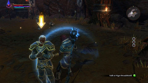 Inside the Gladiator Pit you have to choose a companion who will help you during the fight - Alserund - p. 4 | Side missions - Side missions - Kingdoms of Amalur: Reckoning Game Guide & Walkthrough