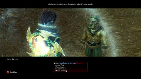 He awaits you to the east from the camp M3(2) - The Hollowlands - p. 1 | Side missions - Side missions - Kingdoms of Amalur: Reckoning Game Guide & Walkthrough