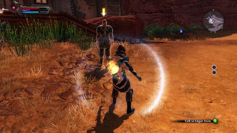 He will tell you that the real cause of problems of miners is Edgar Aron, who hides now in Aron Excavations Mine M3(12) - The Hollowlands - p. 2 | Side missions - Side missions - Kingdoms of Amalur: Reckoning Game Guide & Walkthrough