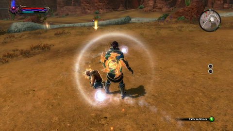 With use of Calovars Relic you can heal a group of mad miners M3(14) - The Hollowlands - p. 2 | Side missions - Side missions - Kingdoms of Amalur: Reckoning Game Guide & Walkthrough