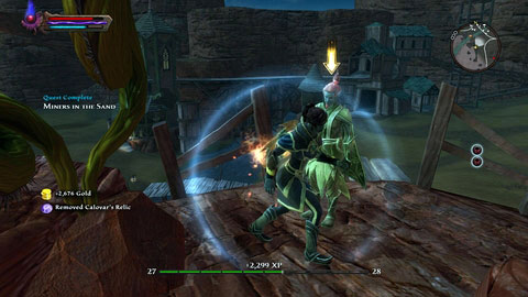 You will finish this mission giving back artifact to Calovar - The Hollowlands - p. 2 | Side missions - Side missions - Kingdoms of Amalur: Reckoning Game Guide & Walkthrough