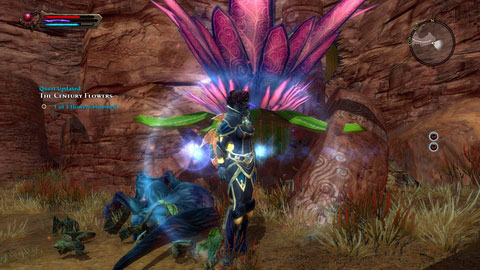 Each of them must be first attacked with fire (fire weapon or a spell) and then you have to use a received item on them - The Hollowlands - p. 2 | Side missions - Side missions - Kingdoms of Amalur: Reckoning Game Guide & Walkthrough