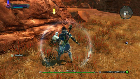 Youll find him at the high hill in the southern part of the location M4(6) - Menetyre - p. 2 | Side missions - Side missions - Kingdoms of Amalur: Reckoning Game Guide & Walkthrough