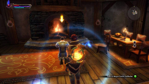 The guard will order you to go to the city hall and talk to the mayor - Apotyre - p. 1 | Side missions - Side missions - Kingdoms of Amalur: Reckoning Game Guide & Walkthrough