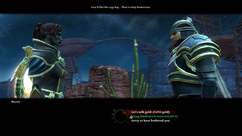 Captain Beorn has a key to the cage - Apotyre - p. 1 | Side missions - Side missions - Kingdoms of Amalur: Reckoning Game Guide & Walkthrough