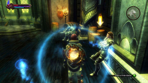 The last person is Fridi Edstar, who is found in the inn in Mel Senshir - Apotyre - p. 2 | Side missions - Side missions - Kingdoms of Amalur: Reckoning Game Guide & Walkthrough