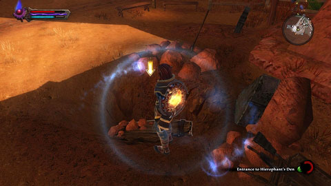 Your task is to get to Sun Camp M5(7) and get to the Hierophants Den - Apotyre - p. 4 | Side missions - Side missions - Kingdoms of Amalur: Reckoning Game Guide & Walkthrough