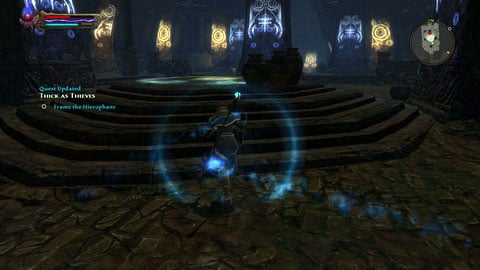 If you turn west, through Onwig and other rebels, at the end of the corridor youll be attacked by Argine - Apotyre - p. 5 | Side missions - Side missions - Kingdoms of Amalur: Reckoning Game Guide & Walkthrough