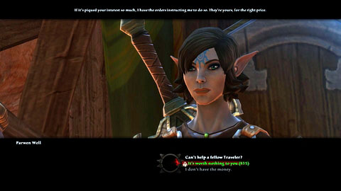 After conversation with the woman youll learn that the letter was thrown near the mine Cynric Quarry M5(6) - Adessa - p. 1 | Side missions - Side missions - Kingdoms of Amalur: Reckoning Game Guide & Walkthrough