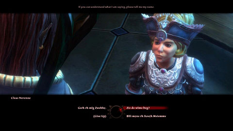 An experiment is about answering the gnomes questions in incomprehensible language - Adessa - p. 3 | Side missions - Side missions - Kingdoms of Amalur: Reckoning Game Guide & Walkthrough