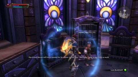 Fifth part is located in the left wing of Grand Bursars - Adessa - p. 3 | Side missions - Side missions - Kingdoms of Amalur: Reckoning Game Guide & Walkthrough