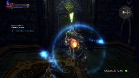 Inside a hospital in Mel Senshir talk to Matrim Hawkins - Cursewood - p. 1 | Side missions - Side missions - Kingdoms of Amalur: Reckoning Game Guide & Walkthrough