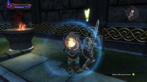 Bronwen Senn from Mel Senshir will offer you a fight with five best warriors from local garrison - Cursewood - p. 1 | Side missions - Side missions - Kingdoms of Amalur: Reckoning Game Guide & Walkthrough