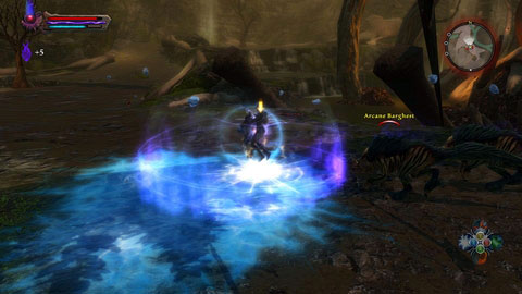 Follow her to the indicated place, killing creatures on your way - Drowned Forest - p. 2 | Side missions - Side missions - Kingdoms of Amalur: Reckoning Game Guide & Walkthrough