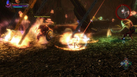 After getting to the tunnel keep going forwards, fighting waves of Bolgan - Drowned Forest - p. 2 | Side missions - Side missions - Kingdoms of Amalur: Reckoning Game Guide & Walkthrough