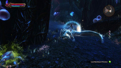 Votive of Water is guarded by Banshen Priestess - Drowned Forest - p. 4 | Side missions - Side missions - Kingdoms of Amalur: Reckoning Game Guide & Walkthrough